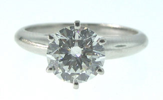 Style# 1380 Round 6 Prong Solitaire